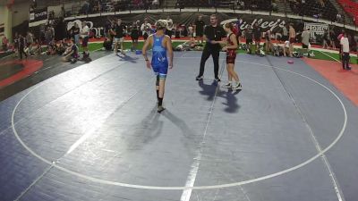 120 lbs Quarters - Robert Baty, South Carolina vs River Moosman, Utah