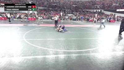 140 lbs Champ. Round 1 - Trigg Iverson, Blair Taylor Youth Wrestling vs Leonardo Andr Moreria, Reedsburg Youth Wrestling Club