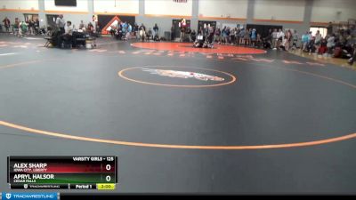 125 lbs Quarterfinal - Alex Sharp, Iowa City, Liberty vs Apryl Halsor, Cedar Falls