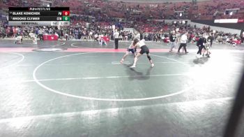 140 lbs Semifinal - Brooks Clymer, Hudson vs Blake Konichek, Prairie Wrestling