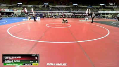 157 lbs Quarters & Wb (16 Team) - Freddy Pimental, Johns Hopkins vs AuShaud Evans, Reinhardt