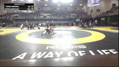 165 lbs Quarterfinal - Sarah Henckel, Blair Academy vs Sophia Moncada, Bishop Lynch High School
