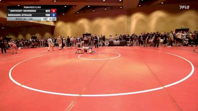 132 lbs Cons. Round 5 - Anthony Severino, New York vs Benjamin Straub, Pennsylvania