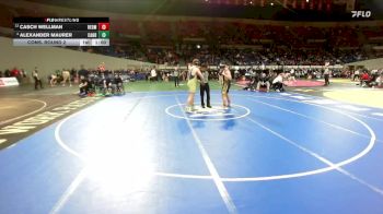 5A Boys 285 lbs Cons. Round 2 - Alexander Maurer, Canby Boys vs Casch Wellman, Redmond Boys