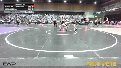 112 lbs Round Of 16 - Brooklyn Lanningham, Idaho Gold vs Kamila Cerna, Southwest Stallions WC