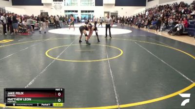 157 lbs Cons. Semi - Matthew Leon, Foothill vs Jake Felix, Downey