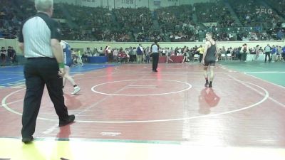 113 lbs Consi Of 32 #1 - Maddox Casebolt, Sallisaw Takedown Club vs Carter Blair, Enid Junior High