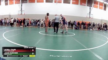 215 lbs Champ. Round 2 - Jaxon Burcher, Indian Valley vs Ja`Mill Tyler, Mansfield Senior