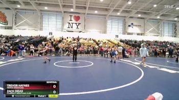 99 lbs Semifinal - Zach Didas, Clarence Wrestling Club vs Trevor Haynes, Mexico Wrestling