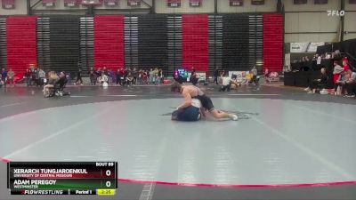 157 lbs Champ. Round 2 - Xerarch Tungjaroenkul, University Of Central Missouri vs Adam Peregoy, Westminster