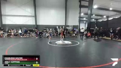 74-80 lbs Round 1 - Keely Huffman, COWA vs Charleigh Holter, Thunder Mountain Wrestling Club