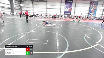 85 lbs Rr Rnd 3 - Gavin Noto, Grit Mat Club Red vs Elijah Pettit, Indiana Outlaws Green