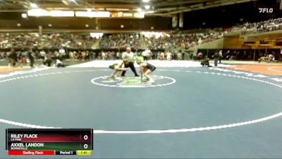 126 lbs Champ. Round 2 - Riley Flack, La Pine vs Axxel Landon, Bonneville