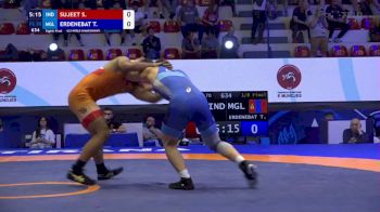 70 kg 1/8 Final - Sujeet Sujeet, India vs Tugsjargal Erdenebat, Mongolia