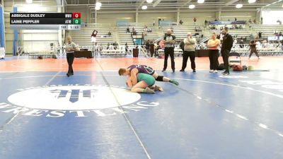 165 lbs Rr Rnd 3 - Abbigale Dudley, MetroWest United Pink - HSG vs Laine Peppler, Athena Wrestling Pink - HSG