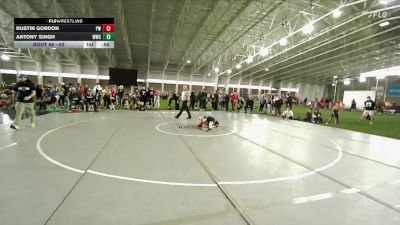 62 lbs Champ. Round 1 - Rustin Gordon, Preston Warriors vs Antony Singh, Westlake Wrestling Club