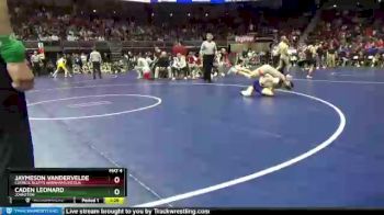 3 lbs Champ. Round 1 - Jaymeson VanderVelde, Council Bluffs Abraham Lincoln vs Caden Leonard, Johnston