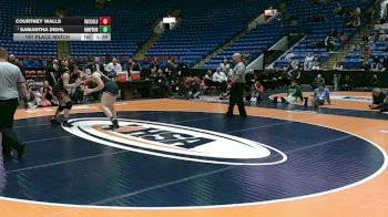 190 lbs 1st Place Match - Samantha Diehl, Hampshire vs Courtney Walls, Rock Island (H.S.)