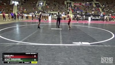 1A-4A 113 Champ. Round 1 - David Hill, Oak Grove vs Wyatt Paramore, Northside Methodist Academy