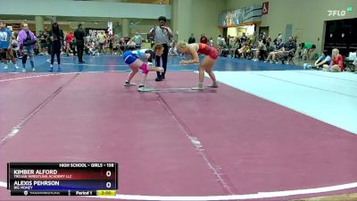 138 lbs Round 1 - Alexis Pehrson, Big Money vs Kimber Alford, Trojan Wrestling Academy LLC