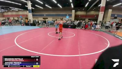 113 lbs Cons. Round 3 - Brandon Pattillo, Boneyard Wrestling Academy vs Antonio Franco, Houston 713 Wrestling