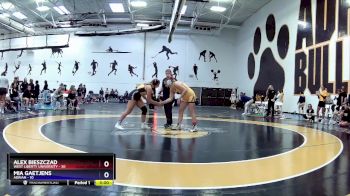 180 lbs Round 1 (16 Team) - Mia Gaetjens, Adrian vs Alex Bieszczad, West Liberty University