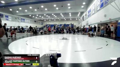 175 lbs Cons. Round 6 - Damian Hurtado, Friendly Hills Wrestling Club vs William Martinez Gutierrez, Corona 100