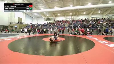 150 lbs Champ. Round 1 - Zzyzx Fiedler, Springville vs Jake Taylor, Timpanogos