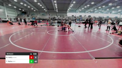 120 lbs Rr Rnd 3 - Nolan Kelly, Grain House Wrestling Club vs Taylor Rohn, Grit Mat Club Blue