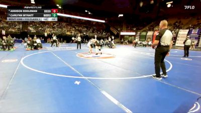 115 Class 1 lbs 3rd Place Match - Carlynn Mynatt, Marshfield vs Addison Eddleman, Odessa