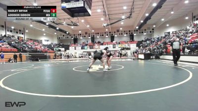 115 lbs Round Of 16 - Hadley Bryan, Poteau High School Girls vs Addison Gibson, McAlester High School Girls