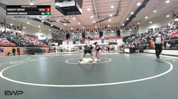 115 lbs Round Of 16 - Hadley Bryan, Poteau High School Girls vs Addison Gibson, McAlester High School Girls