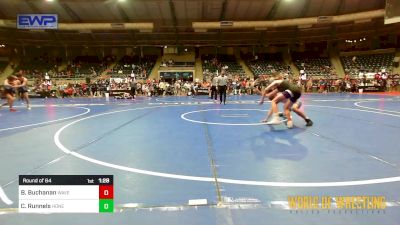 95 lbs Round Of 64 - Barrett Buchanan, Wave Wrestling Club (TN) vs Camden Runnels, Honey Badgers Wrestling Club