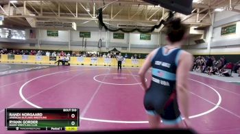 148 lbs Champ. Round 1 - Ryann Gorder, Baker Wrestling Club vs Randi Norgaard, American Outlaws Wrestling