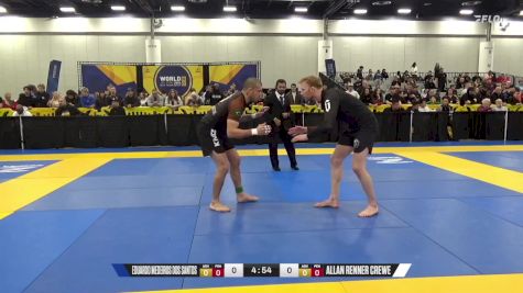 Allan Renner Crewe vs Eduardo Medeiros Dos Santos 2024 World IBJJF Jiu-Jitsu No-Gi Championship