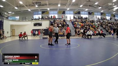 190 Boys Quarterfinal - Anthony Perez, Granite Park Boys vs Mattaw Siaosi, Hunter Boys