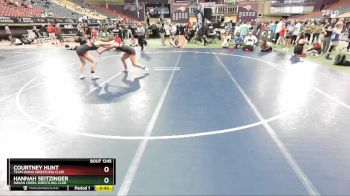 130 lbs Cons. Round 4 - Courtney Hunt, Team Idaho Wrestling Club vs Hannah Seitzinger, Indian Creek Wrestling Club