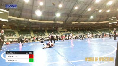 83 lbs Consolation - Charlie Flanery, Cowboy Wrestling Club vs Cyrus Millage, Sebolt Wrestling Academy