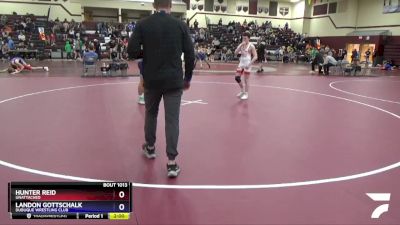 16U-3 lbs Round 1 - Hunter Reid, Unattached vs Landon Gottschalk, Dubuque Wrestling Club