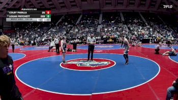 150-5A Champ. Round 1 - Colby Padilla, East Paulding Hs vs Logan Pritchett, Creekview