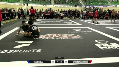 Charles Negromonte vs FRANCO DIAZ 2026 ADCC Rio de Janeiro Trials