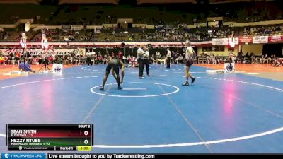 157 lbs Round 2 (3 Team) - Sean Smith, Kutztown vs Hezzy Ntube, Marymount University