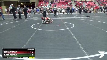 76 lbs Cons. Round 4 - Kyler Pearson, Pioneer Wrestling Club vs Christian West, Maize Wrestling Club