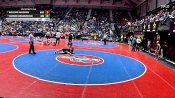 110 lbs Cons. Round 2 - Jansen Drumgoole, Greenbrier vs Brooke Madden, Norcross