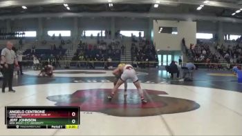 149 lbs Quarterfinal - Jeff Johnson, New Jersey City University vs Angelo Centrone, State University Of New York At Cortland