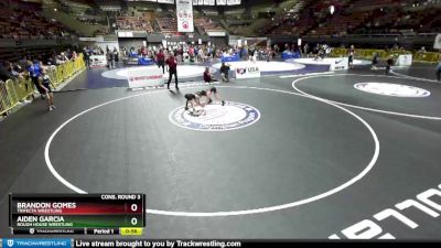 71 lbs Cons. Round 3 - Brandon Gomes, Trifecta Wrestling vs Aiden Garcia, Rough House Wrestling