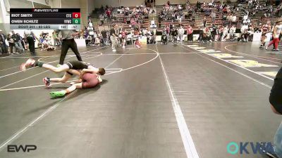 80 lbs Consi Of 8 #2 - Riot Smith, Cleveland Takedown vs Owen Schiltz, Verdigris Youth Wrestling