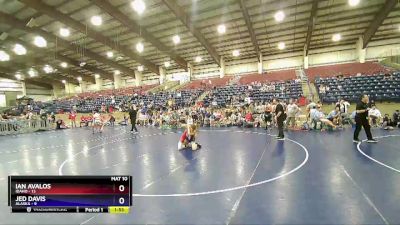 120 lbs Round 5 (6 Team) - Ian Avalos, Idaho vs Jed Davis, Alaska