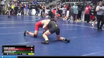 140 lbs Cons. Semi - Brenden Ging, The Best Wrestler vs Gabe Rubino, Ubasa Wrestling Academy