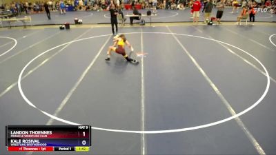 100 lbs Round 2 - Landon Thoennes, Pinnacle Wrestling Club vs Kale Rosival, Wrestling Brotherhood